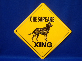 Chesapeake Bay Retriever Crossing Sign