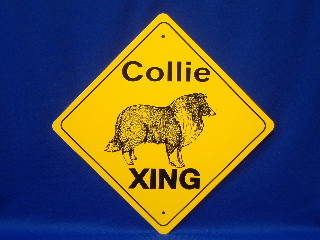 Collie Crossing Sign