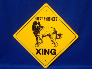Great Pyrenees Crossing Sign