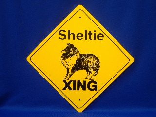 Sheltie Crossing Sign
