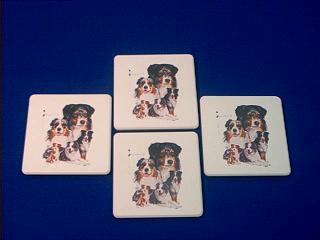 australian shepherd coasters