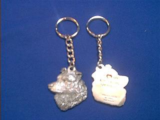 australian shepherd keychain