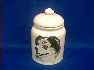 australian shepherd cookie jar