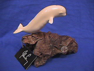 beluga whale figurine