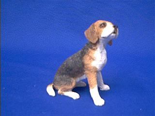beagle sandicast figurine