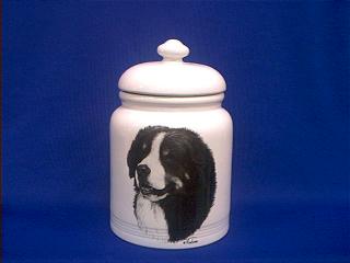 bernese mountain dog cookie jar