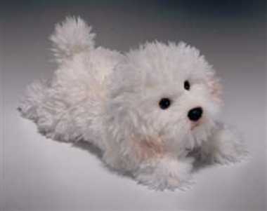 bichon stuffed animal plush classic