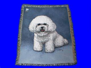 bichon frise blanket