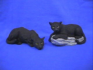 black panther figurine