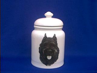 bouvier des flanders cookie jar
