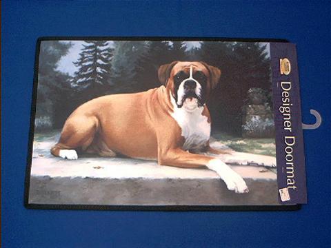 boxer doormat welcome mat