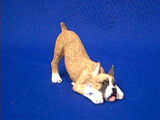 boxer figurine sandicast