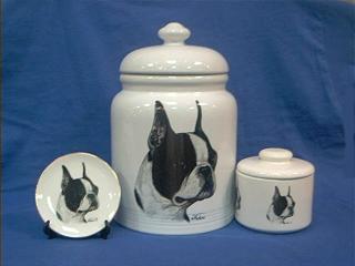 boston terrier cookie jar