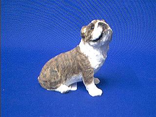 bulldog figurine sandicast