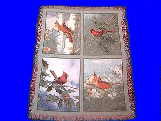 cardinal throw blanket
