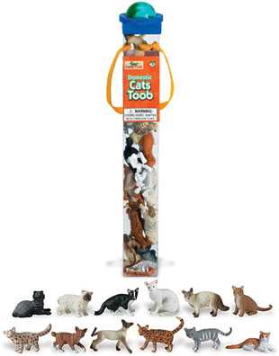 cat toys tube assortment