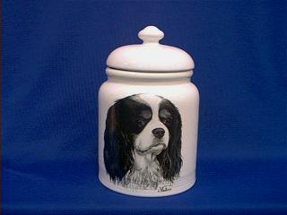 cavalier king charles spaniel cookie jar
