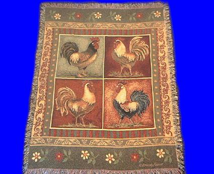 chicken rooster blanket