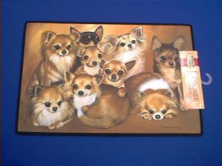 chihuahua door mat