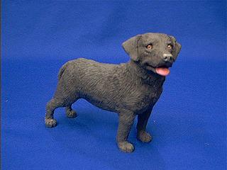 chocolate labrador sandicast figurine