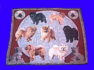 chow chow throw blanket