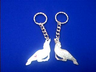 cockatoo keychain