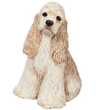 buff cocker spaniel figurine sandicast ms203