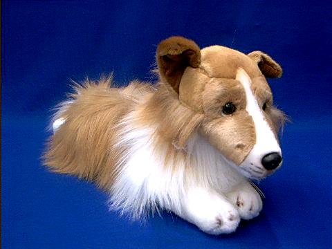 collie stuffed animal plush