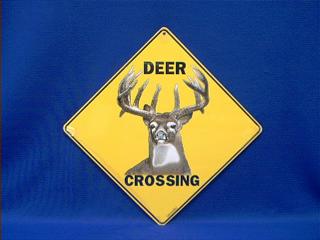 deer crossing sign blueprint