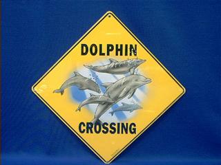 dolphin crossing sign