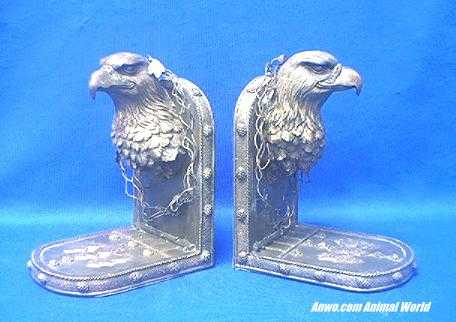 eagle bookends bronze