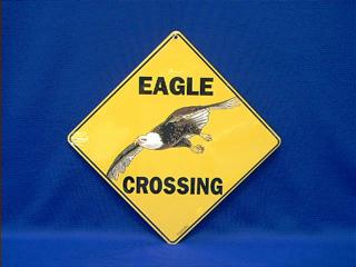 eagle crossing sign