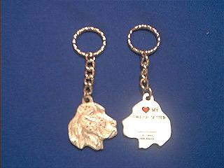 english setter keychain