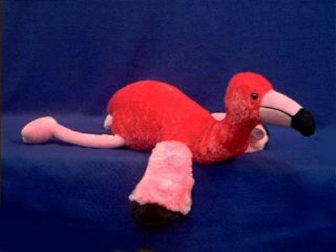 flamingo stuffed animal plush floppy