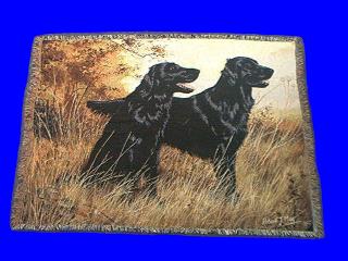 flat coated retriever blanket