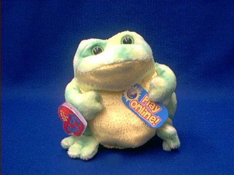frog  beanie baby 2.0 jumps