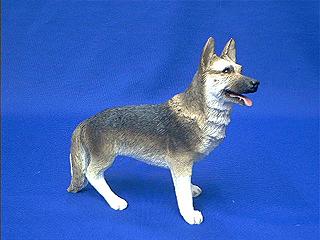 german shepherd sandicast figurine