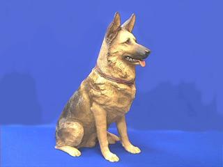 german shepherd figurine lifesize