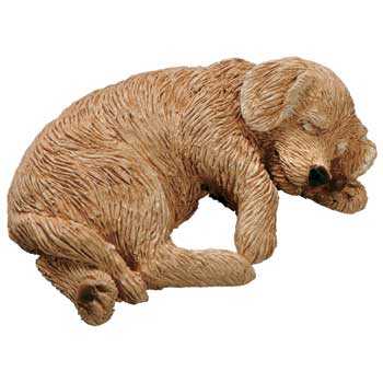 golden retriever figurine sandicast sz131