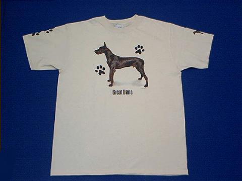 great dane black t shirt