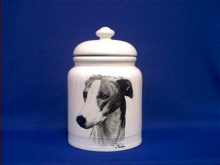 greyhound cookie jar