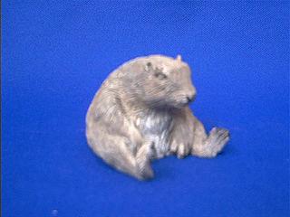 groundhog figurine sandicast