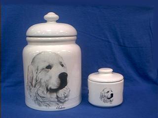 great pyreness cookie jar small jar