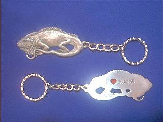 iguana keychain