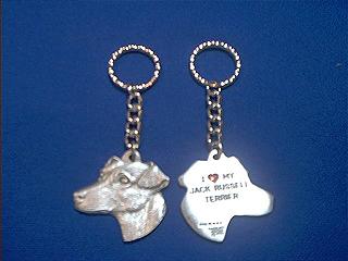 jack russell terrier keychain