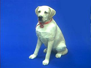 yellow lab figurine large