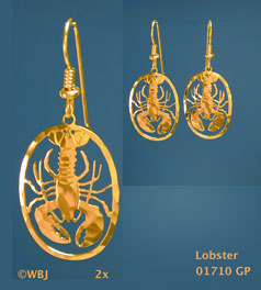lobster earrings