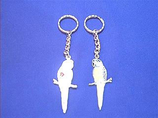 macaw keychain