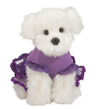 maltese plush toy