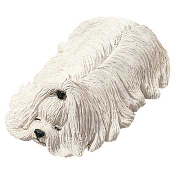 maltese figurine sandicast  snoozer sz103